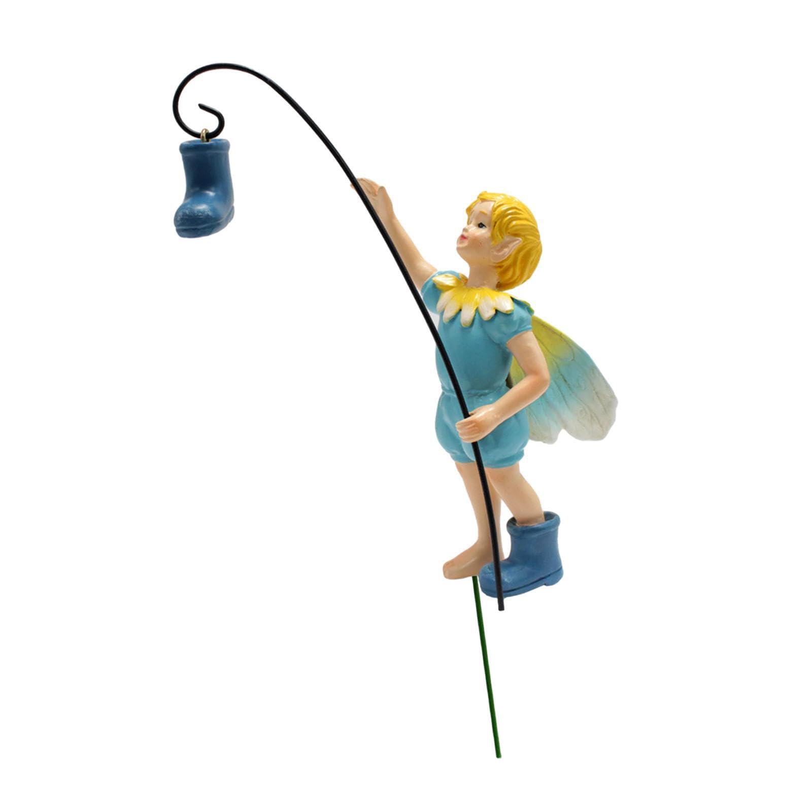 mophrati Cute Mini Garden Decoration Inspires Delightful Imagination With Unique Tiny Fairy Figurine Sculpture Miniature Fairy Figurine Garden Accessory Mini