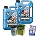 Produktbild Filter Set Inspektionspaket 10 Liter Motoröl Longtime High Tech 5W-30 MANN-FILTER Ölfilter