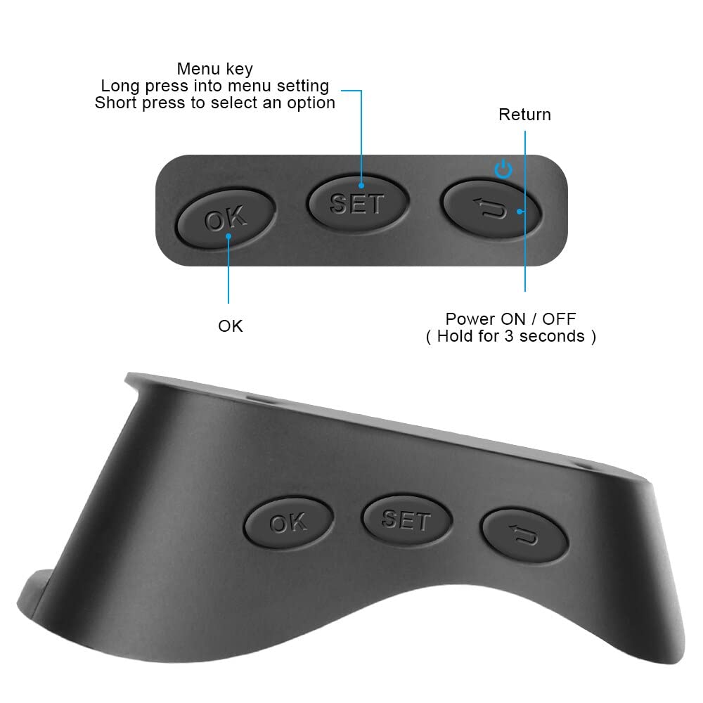 Sistema de monitoreo de presion en llantas LCD Mostrar sensor de presión de neumáticos 0-8 bar digital Tpms Solar TPMS USB Alarma automática (Color : External Sensor)