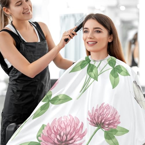 Capa para cortar cabello impermeable profesional de barbería con cierre ajustable de broche para peluquería miniatura 7