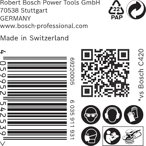 Document de meulage C470 expert avec 8 trous pour ponceuse excentrique 125 mm g 320 50 pcs. - vue 6