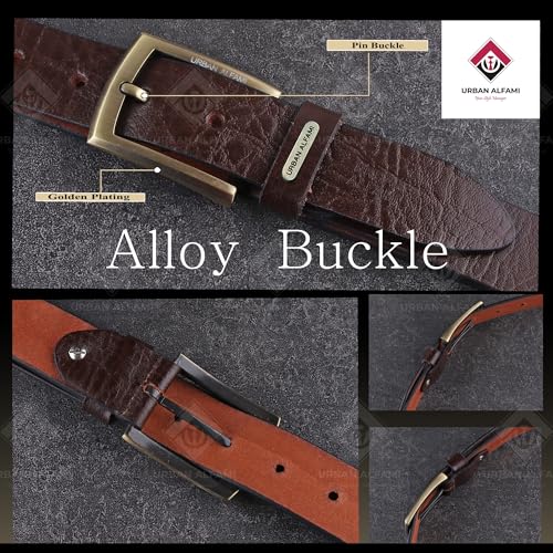 Image of Urban alfami Genuine leather Belt for Men | Formal /Casual