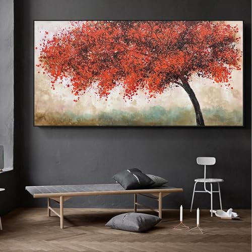 Tableau d'art mural pour grand mur vide salon cadre inclus 160cm