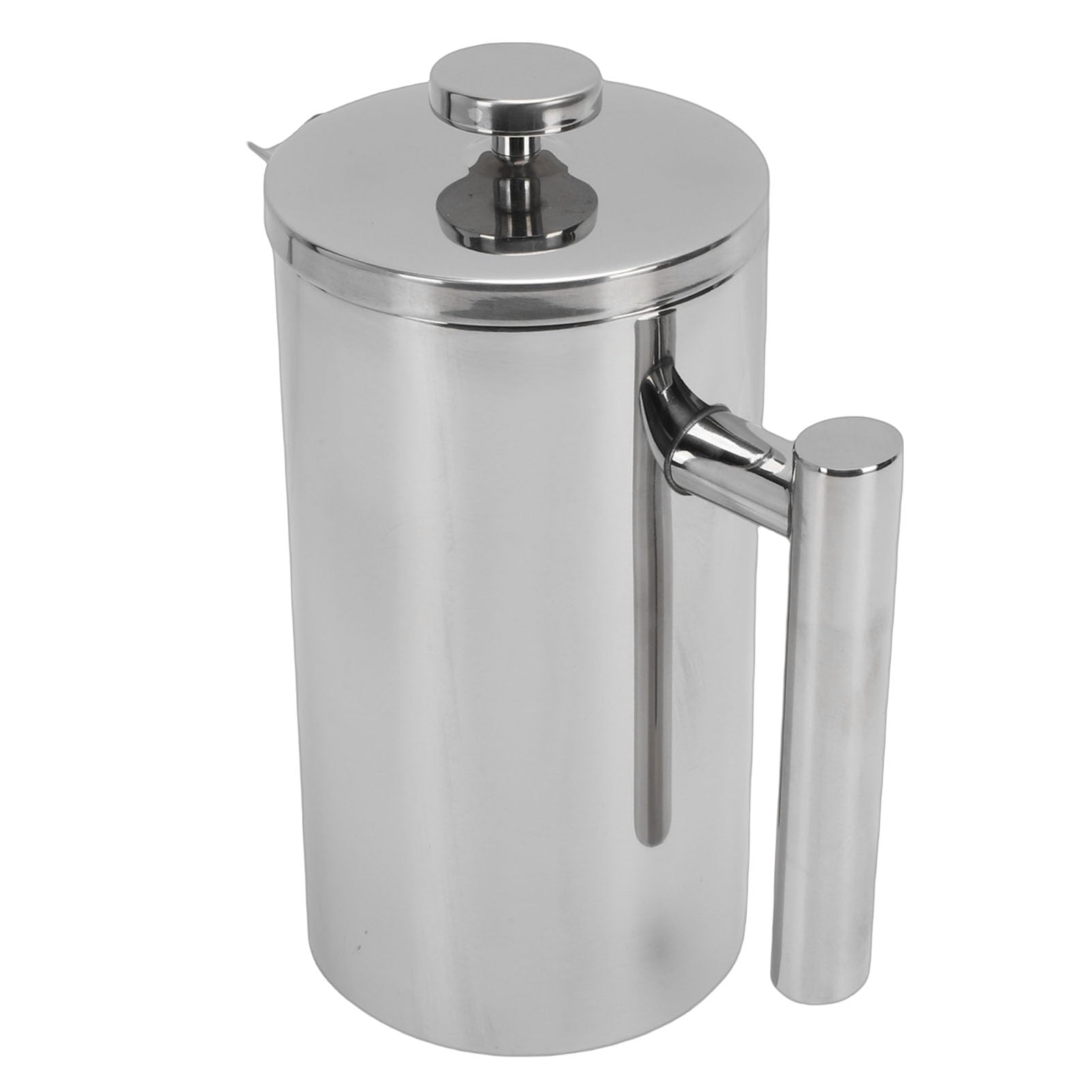 de Prensa Francesa de Acero Inoxidable, con Aislamiento de Doble Pared a Prueba de Herrumbre, café Puro y Fuerte, té Caliente y Chocolate, Mantiene Caliente la Leche Espumosa, (1000ml)