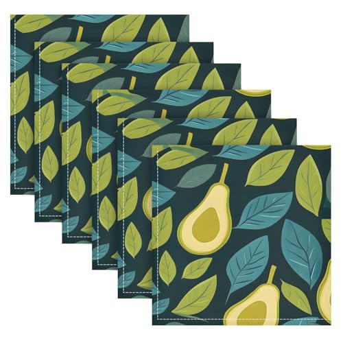 Servilletas de tela 20x20 pulgadas set de 6 miniatura 6
