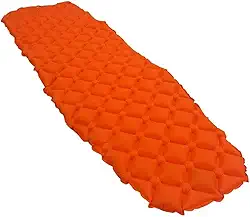 Colchonete Inflável Azteq UltraLight Orok Isolante Térmico Laranja