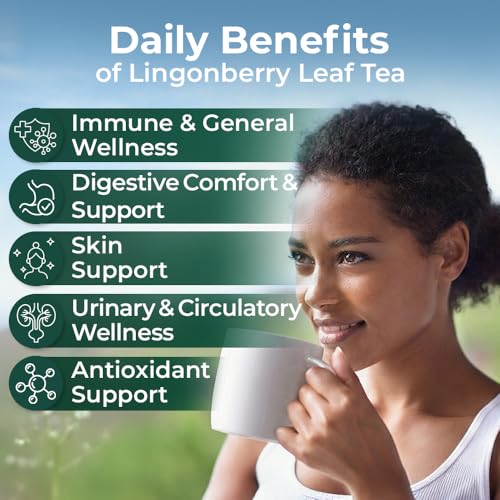 Image of 4 oz. Dried Cowberry Lingonberry Leaves Herbal Tea (Folium Vitis Idaea L.) - 113g Cowberry Leaf Herb Tea Hojas De Arandano Rojo (Arandano)