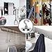 EVISWIY 150LBS Strong Magnetic Hooks Heavy Duty for Hanging Cruise Cabins Large Magnet Hooks for Fridge Whiteboard Locker Grill Magnetic Hanger Powerful Magnets with Hooks Eyebolt 4Pcs