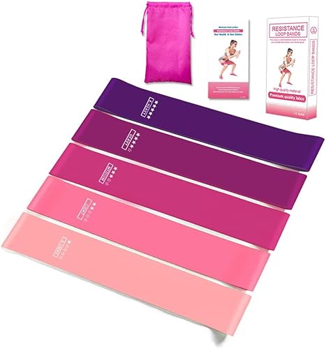 Miniatura 3 de Bandas de ejercicio de resistencia para fitness en casa, estiramientos, entrenamiento de fuerza, terapia física, bandas de entrenamiento, bandas