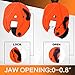 YATOINTO Plate Lifting Clamp 1760lbs Plate Clamp 0.8T Vertical Lifting Clamps Jaw Opening up to 0.6 inch Welding Clamp for Lifting and Building