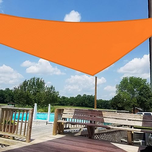 Windscreen4less 12' x 12' x 12' Sun Shade Sail Triangle Outdoor Canopy Cover UV Block for Backyard...