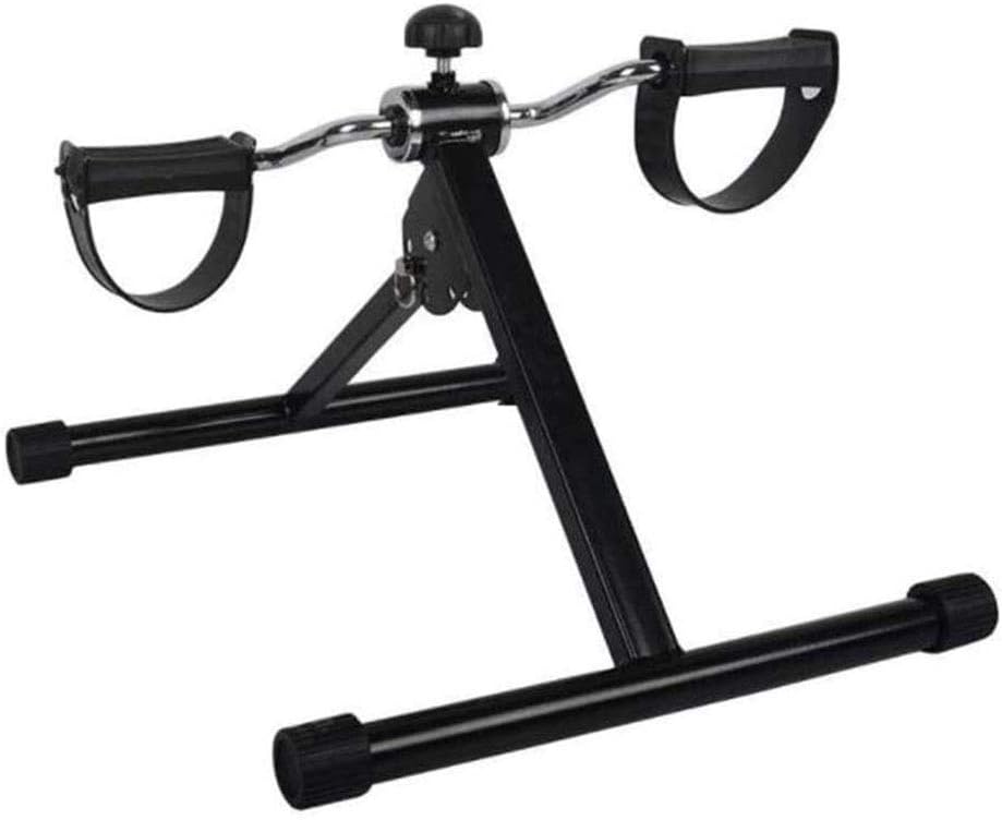 Folding Mini Pedal Exerciser,Arm and Leg Pedal Exercise Bike, Adjustable Fitness Rehab Equipment, for Seniors Gym Fitness Training