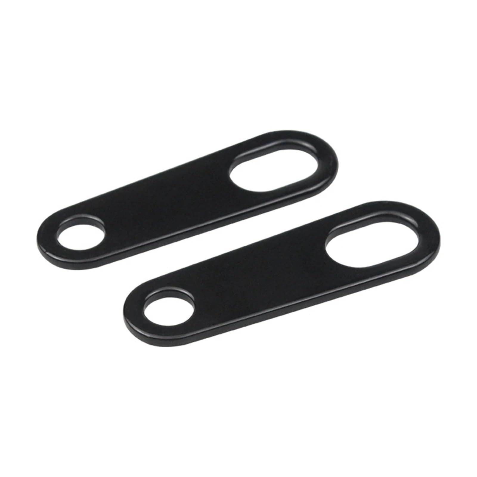 Headlight Bracket 2pcs Motorcycle Headlight Bracket Rearview Mirror Lamp Spotlight Extension Holder Clamp Motorbike Scooter(Black Straight)