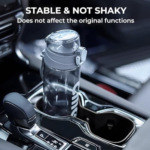 Image of Cup Holder Inserts for Lexus RX 2026 2025 2024 2023, Interior Accessories TPE Cup Holder for Lexus RX 350 350h 550h 450h+, Black
