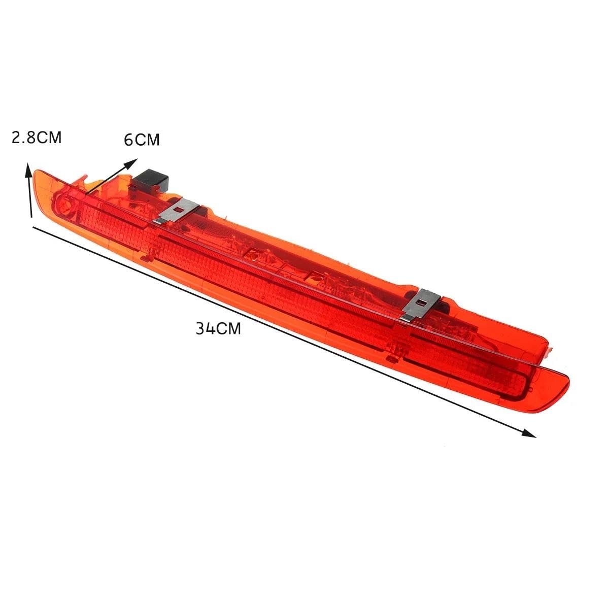 Terza Luce Stop A LED Per Nissan Qashqai 2008-2014 – Luci Freni Superiori Montaggio Alto, Sostituzione Diretta, Rosso, 1 Pezzo