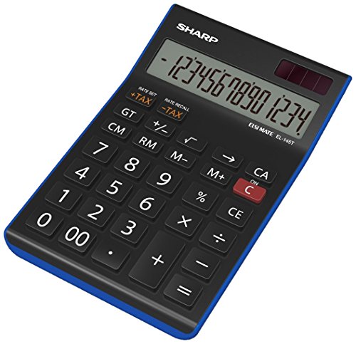 Le dimensioni della calcolatrice da tavolo sono: 11,2 x 17,6 x 1,3 cm e peso: 125 g