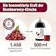 US-Montmorency-Sauerkirsch-Konzentrat – hochkonzentriert – 1.450 Montmorency-Sauerkirschen pro Flasche (500 ml) – Cherry PLUS