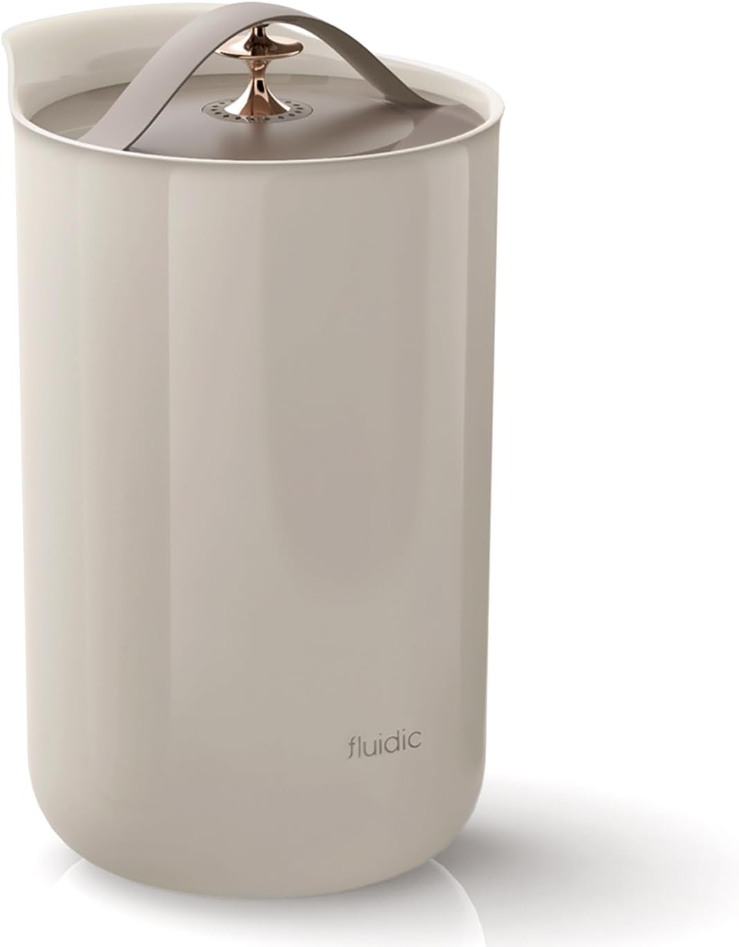 Carrotez Compost Bin for Kitchen Countertop, 0.8 Gallon (3 Liter) Small Food Waste Mini Compost Bin with Lid, Odorless Vacuum Seal - White