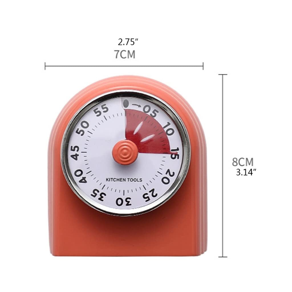 minutnik, 60-minute Kitchen Mechanical Countdown Time Management Tool(Argento)
