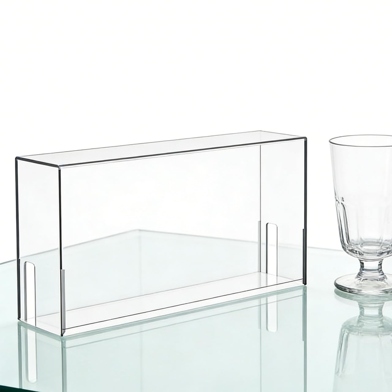 SHINEOFI Caja de Protección Acrílica Transparente para Consola de Juegos Diseño Resistente al Desgaste y Estuche de Soporte para Exhibición en Mesa de Juego