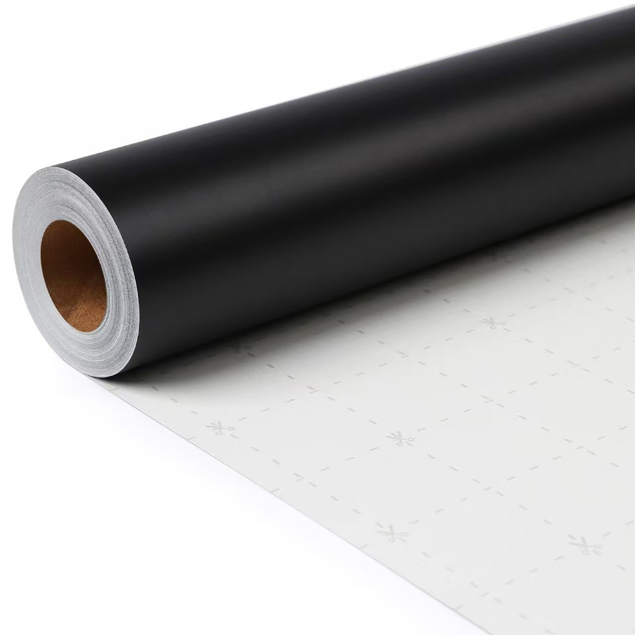 Black Wrapping Paper Roll for Birthday Valentines Gift Wrap, Luxury Present Paper for Baby Shower Anniversary Wedding Birthday Mothers Day Father
