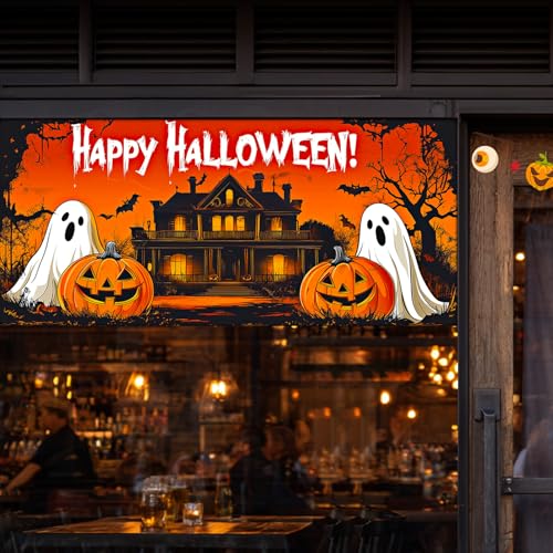 Vinilo decorativo de ventana para Halloween 39.3x17.7 pulgadas miniatura 2