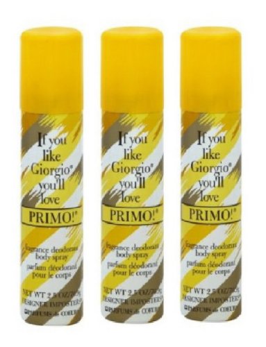 PRIMO BODY SPRAY SET OF 3