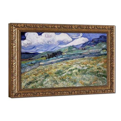 Paysage de Saint Remy Van Gogh tableau cadre haute qualite