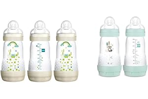 9oz Easy Start Anti-Colic Baby Bottles 2-Pack for Baby Boy