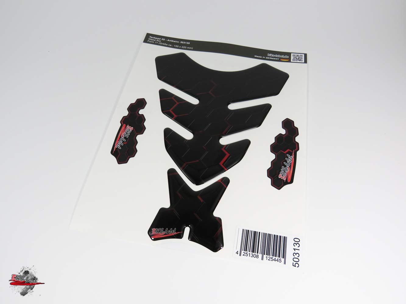 labelbike - Adesivi 3D Moto Parafango Protezione e Decorazione in Resina compatibile con KTM 1390 Super Duke R 2024 - Colore Arancione