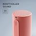 Loewe We. HEAR 2 Coral Red, Bluetooth Lautsprecher, 60W, Wasserresistent, Tragbar, Aufladbar, 17h Lange Akku Laufzeit, für Outdoor und Indoor