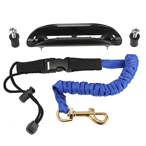 Montagem de canoa, Andoer Suporte para clipe de remo para caiaque Kit de suporte para remo de remo p