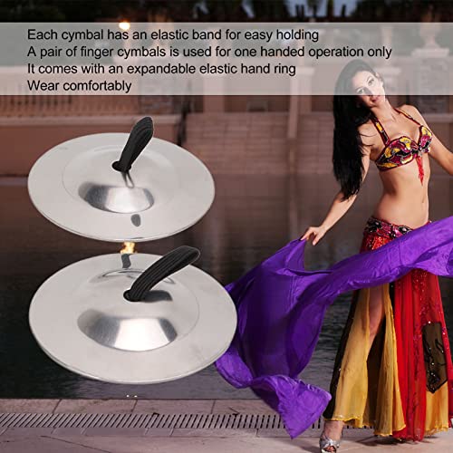 Pratos de Dedo, Pratos de Dança de Cobre Puro Resistente Ao Desgaste para Presente Fácil de Segurar