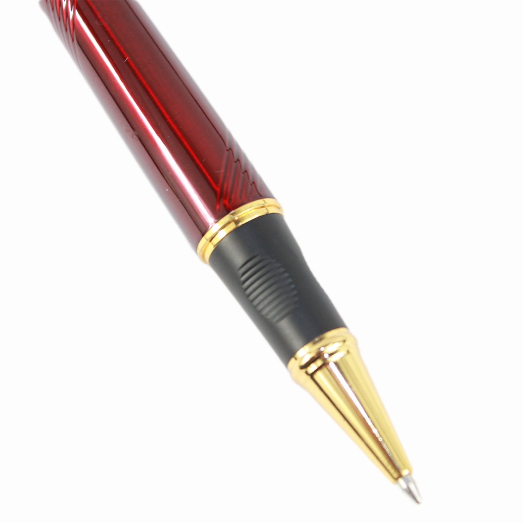 Gullor 450 rollerball pen with gold ring - black matt Gullor 450 rollerball pen with gold ring - black matt