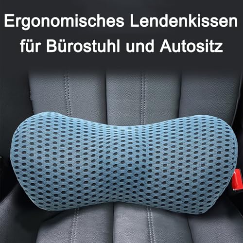 Lendenwirbelkissen aus Memory Foam für Auto und Bürostuhl – Bild 4