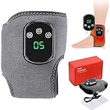 Foot Massager, Wireless 3 in 1 Naxir Foot Revive Massager, Vibration Heated Feet Wrap with 3 Vibration Mode,5 Heat Leavel for Achilles Tendinitis and Plantar Fasciitis
