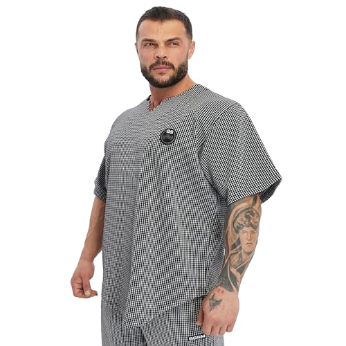 Men's Oversize T-Shirt, Bodybuilding, Lifting Cardio Rag Top Thick Fabric Textured Active T-Shirt2