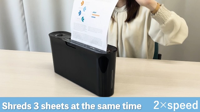 Amazon.com : Paper Shredder for Home Office, Black Compact Design