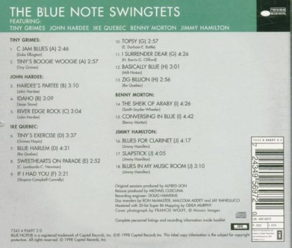 Blue Note Swingtets: Various Artists: Amazon.ca: Music