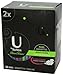 U by Kotex CleanWear Ultra Thin Heavy Flow Pads with Wings, Unscented, 32 Count