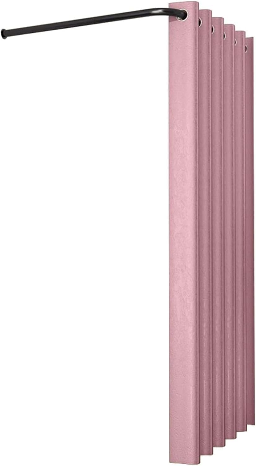 Tringle de suspension pour cabine avec rideau occultant rose