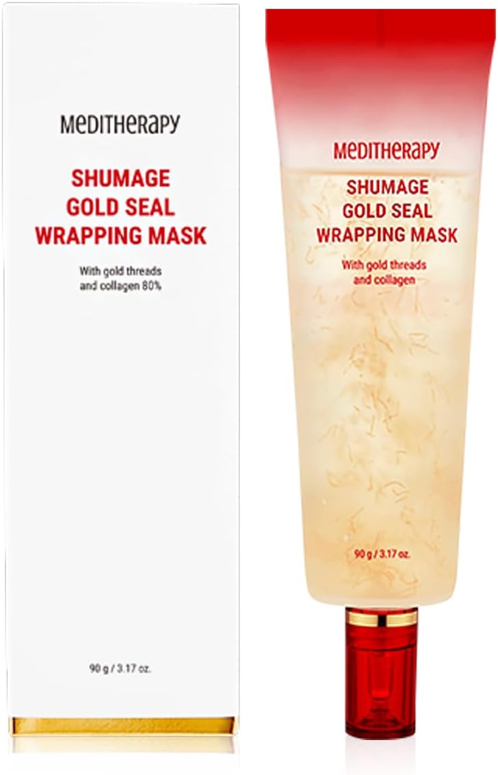 Amazon.com : Shumage Gold Seal Wrapping Mask - Collagen Peel Off Face ...