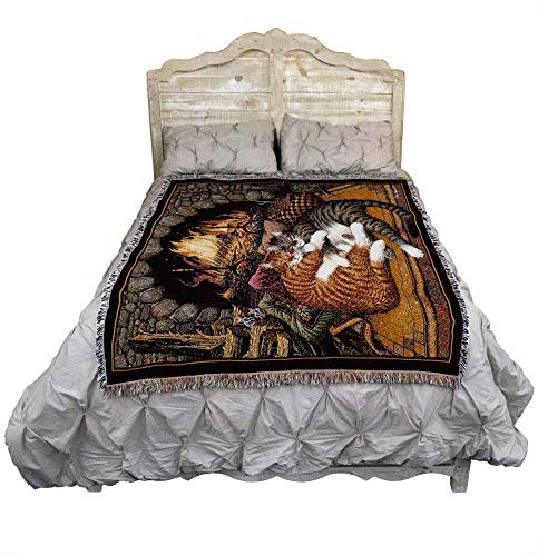 Pure Country Weavers All Burned Out Cat Blanket By Charles Wysocki - Gift For Cat Lovers - Tapestry Throw Woven From Cotton - Made In The Usa (72X54) #TOP1