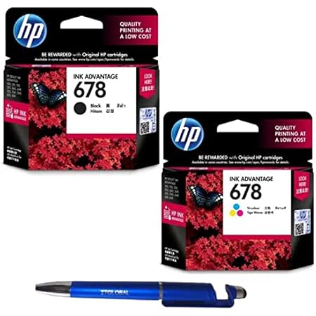 HP 678 Black Ink Advantage Cartridge (CZ107AA) : Amazon.in: Computers ...
