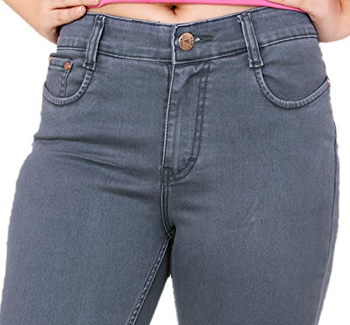 Image of FCK-3 Stretchable Denim Pencil Fit Regular Fit High Waist Jeans for Women