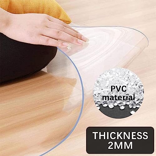 Tapis de protection pour chaises de salle à manger en PVC transparent - 3
