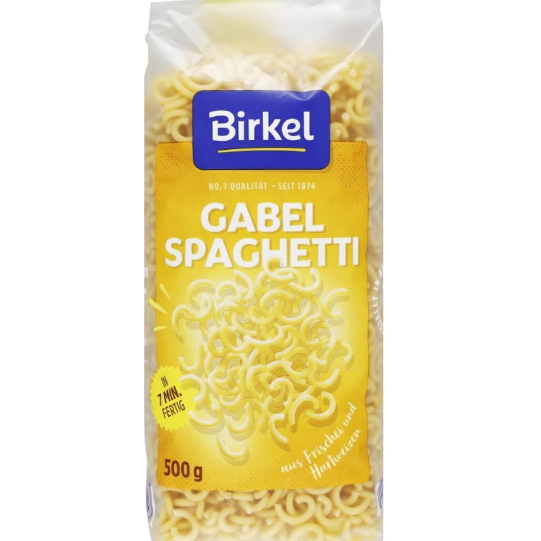 Mit Pufai Grocery, Birkel's No. 1 Gabelspaghetti Pasta Nudeln 500 gramm x 12 Stück