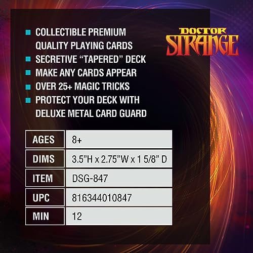 Baraja de cartas coleccionables Doctor Strange Marvel miniatura 6