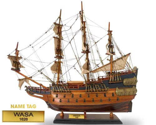 Wooden Ship Model Boat Wood Ship Gift Décor Decoration Display Collection Watercraft Wooden Handmade By Vietnamese Wasa50 #TOP10