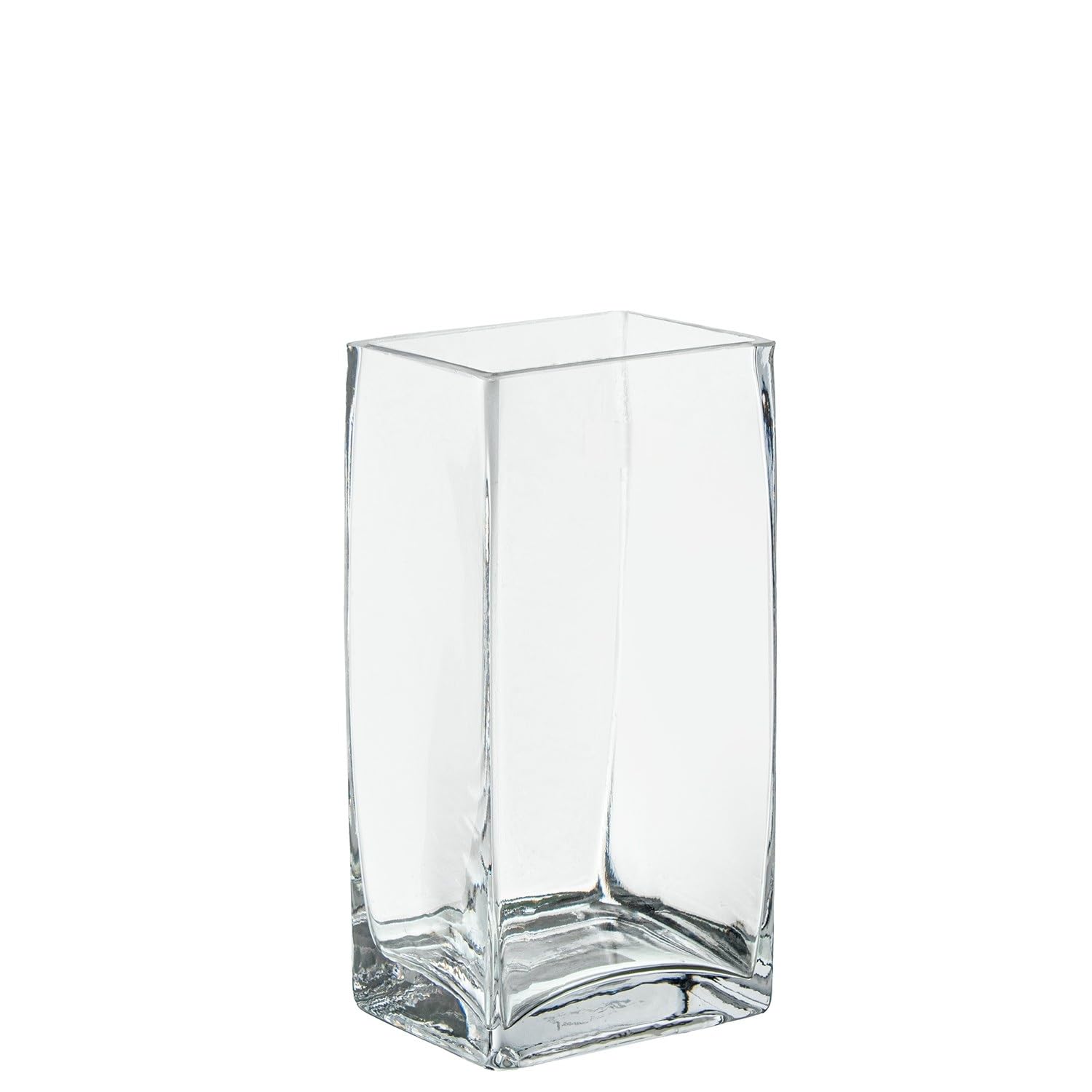 Vase en verre transparent 20 cm pour bouquets de salon chaleureux